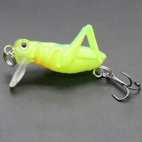 Fishing Bionic Grasshopper Lure; Wobbler Hard Bait For Freshwater 3g/0.11oz 35mm/1.38in - Color-D