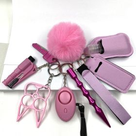 Custom Personal Safety Survival Women Alarm Window Breaker Set Girl Self Defense Keychain - Style3