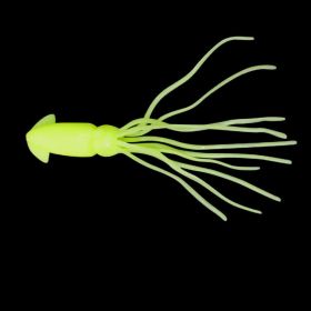 10pcs Simulation Small Squid Freshwater Lure Soft Bait; Various Colors Available - Yellow