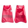 Pet Raincoat Medium Dog Golden Retriever Waterproof Reflective Strip Outdoor Raincoat - red - L