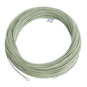 Kylebooker WF3F-WF8F WITH WELDED LOOP Fish Line Weight Forward FLOATING 100FT Fly Fishing Line - Moss Green - WF7F