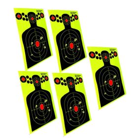 Shooting Training Targets Practice Paper - 5pcs size: 24X35cm / stick