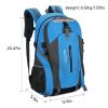 36L Outdoor Backpack Waterproof Daypack Travel Knapsack - Blue