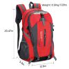 36L Outdoor Backpack Waterproof Daypack Travel Knapsack - Red