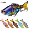 Funpesca 10cm 15.61g Hard Plastic 3d Bionic Eyes Freshwater Saltwater Bass Top Water Jointed Fish Lures - Color B