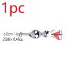 `1pc Spinner Spoon Fishing Lure; 10g 14g 21g 28g Fishing Lure Baits Treble Hook For Trout Pike Pesca; Fish Tackle - 2.95in