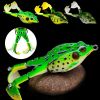 1pc Fishing Lures; Soft Frog Artificial Bait With Rotating Legs; Cool Fishing Hooks - D