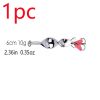 `1pc Spinner Spoon Fishing Lure; 10g 14g 21g 28g Fishing Lure Baits Treble Hook For Trout Pike Pesca; Fish Tackle - 2.95in