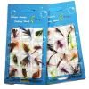 12pcs/Set Insects Flies Fly Fishing Lures Bait High Carbon Steel Hook Fish Tackle With Super Sharpened Crank Hook Decoy; Assorted Varieties - Bionic F