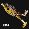 1pc Fishing Lures; Soft Frog Artificial Bait With Rotating Legs; Cool Fishing Hooks - D