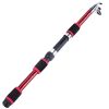 Sougayilang Travel Telescopic Fishing Rod Glass Fiber Fishing Pole - Blue