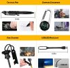 ANTARCTICA Emergency Survival Gear Kits 60 In 1, Outdoor Survival Tool With Emergency Bracelet Whistle Flashlight Pliers Pen Wire Saw For Camping, Hik