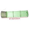 Rustproof Fish Basket; Collapsible Fshing Net Cage Fish Baskets For Live Fish Robust And Easy To Use - Green