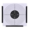 5.5" Funnel Target Holder Pellet Trap + 100 Paper Targets - Black