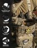 Chest Rig Tactical Chest Rig Molle Modular Micro Fight Chest Rigs With Magazine Pouch For Outdoor Hunting Aisoft - Black