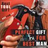 Cool Gadgets Survival Tools Hammer Multitool - Red