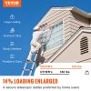 VEVOR Telescoping Ladder Aluminum Extension Step 12.5 ft Multi-purpose Portable - Default