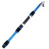 Sougayilang Travel Telescopic Fishing Rod Glass Fiber Fishing Pole - Red