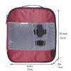 Fishing Soft BaitS Binder Bag Lure Storage Tackle Wallet Case - Red