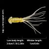 10pcs Simulation Small Squid Freshwater Lure Soft Bait; Various Colors Available - Luminous