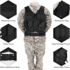 Tactical Vest for Men with Detachable Belt and Subcompact/Compact/Standard Holster for Pistol - Perfect for Airsoft and Military Training - ACU