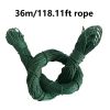 1pc Nylon Rope 36m/118ft Suitable For Shrimp Crab Cage Fishing Net - Green