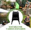 Outdoor Portable Folding Charcoal BBQ Grill Stove - Black - BBQ Grill