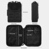 EDC Pouch Tool Pocket Organizer Molle Tool Pouch For Men, Nylon Compact Organizer For Multitools - Black