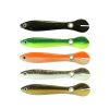 5pcs Artificial Fishing Lures; Soft Silicone Fishing Baits For Bass Trout Freshwater Saltwater - 3.94inch/6g