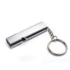 Portable Aluminum Safety Whistle For Outdoor Camping Backpacking Hiking; Emergency Survival Tool - Golden