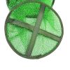 Rustproof Fish Basket; Collapsible Fshing Net Cage Fish Baskets For Live Fish Robust And Easy To Use - Green