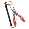 Multifunction Fishing Tools Accessories for Goods Winter Tackle Pliers Vise Knitting Flies Scissors 2021 Braid Set Fish Tongs - red and black