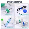 Back-to-back Velcro Fishing Rod Nylon Self-adhesive Tape Hook Hair Same Body Velcro Fishing Tools Data Cable Power Cable Managem - Thegreenis5mx2