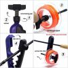 Fishing Tools Portable Fishing Line Winder Reel Line Spooler Machine Spinning &amp; Baitcasting Reel Spooling Carp Fishing Equipment - Blue Black