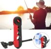 Fishing Tools Portable Fishing Line Winder Reel Line Spooler Machine Spinning &amp; Baitcasting Reel Spooling Carp Fishing Equipment - Red Black