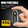 Multi-functional Rechargeable Mini LED Flashlight  - Black A - Flashlights