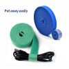 Back-to-back Velcro Fishing Rod Nylon Self-adhesive Tape Hook Hair Same Body Velcro Fishing Tools Data Cable Power Cable Managem - Thegreenis3mx2