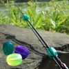 Fishing Rod Fixed Ball Rod Ball Mini Protection Anti-Collision Rod Retractor Fishing Rod Stopper Fishing Accessories - Green 2PCS