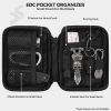 EDC Pouch Tool Pocket Organizer Molle Tool Pouch For Men, Nylon Compact Organizer For Multitools - Black