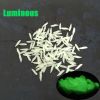 50pcs Maggot Fishing Lure; Luminous Worms Soft Baits 1.6cm/0.6inch - No Luminous