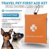 Animal First Aid Kit Portable Pet Emergency Kit of 17 Pcs Lightweight Dog Travel Pet First Aid Kit for Dogs and Cats with Zipper Carabiner - Purevacy