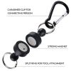 Fishing Hanging Buckle Magnetic Buckle Fast Hanging Buckle Wireless Lost Rope Metal Strong Magnetic Force Outdoor Mountaineering - D12mm black