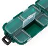 10 Compartment Bait Storage waterproof Box For Bait, Hooks Multipurpose Plastic Storage Box Fishing Tackle Accessories Box - Green G680A