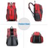 36L Outdoor Backpack Waterproof Daypack Travel Knapsack - Red