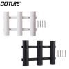 Goture Boat Fishing Rod Holder; 3 Rod Tube Plastic Holder Fishing Tackle Tool - Black