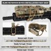 QD Sling 2 Point Sling Quick Adjust Gun Sling with HK Hook Soft Shoulder Pad Sling, Rifle Sling for Hunting Tactical Strap - Camo