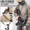 QD Sling 2 Point Sling Quick Adjust Gun Sling with HK Hook Soft Shoulder Pad Sling, Rifle Sling for Hunting Tactical Strap - Camo