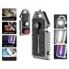 Multi-functional Rechargeable Mini LED Flashlight  - Black A - Flashlights