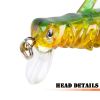 Fishing Bionic Grasshopper Lure; Wobbler Hard Bait For Freshwater 3g/0.11oz 35mm/1.38in - Color-D