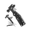 Portable Mini Multi Tool Break Hammer; Car Window Glass Safety Emergency Hammer With Knife Pliers Multitool For Camping Hiking Climbing - Black